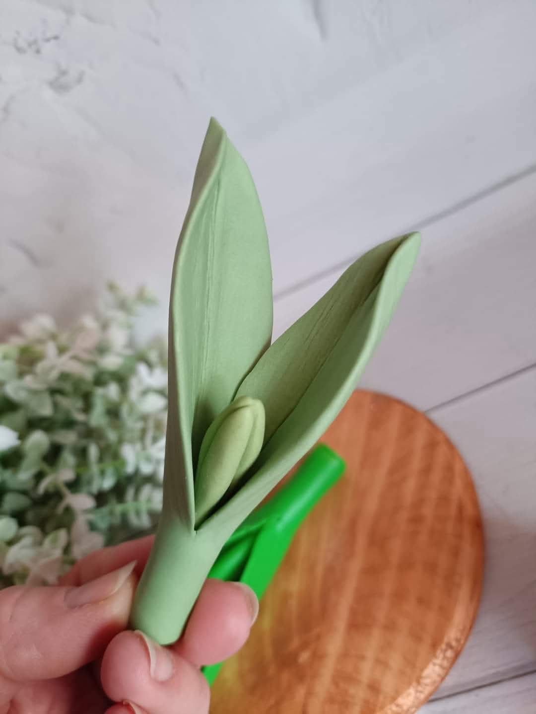 Set 2 Pz. Su 1 Stampo: Foglia Di Tulipano