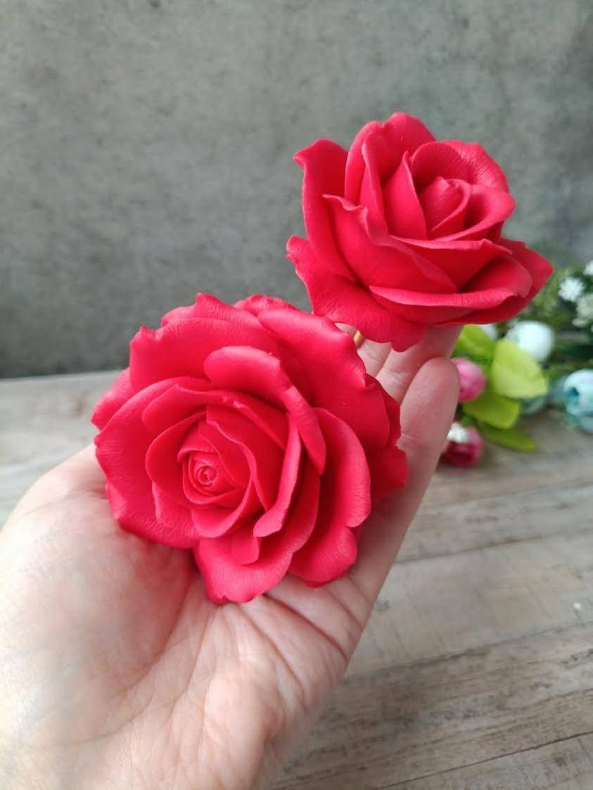 Set 2 Stampi in silicone: Le Rose