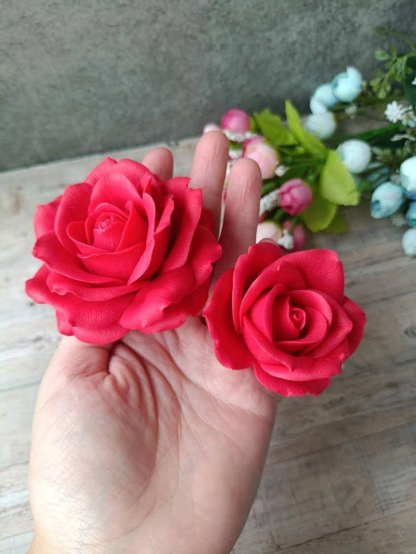 Set 2 Stampi in silicone: Le Rose