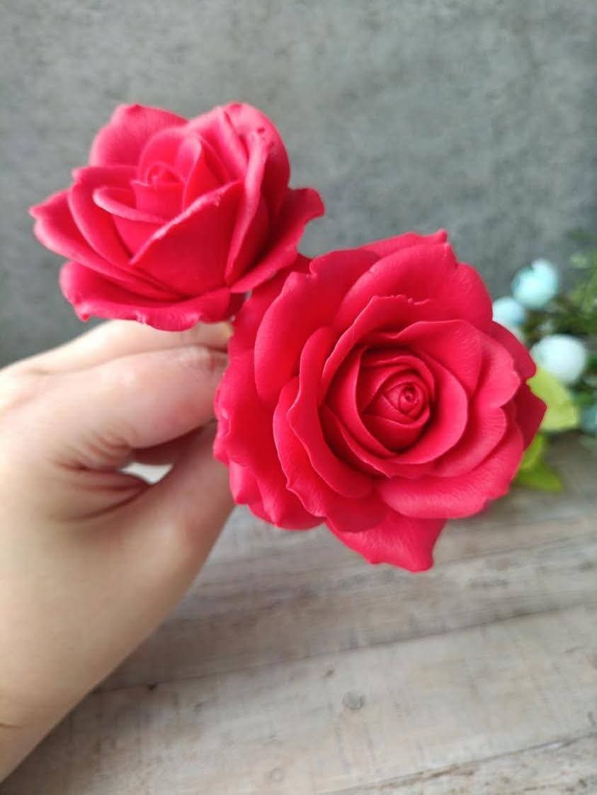 Set 2 Stampi in silicone: Le Rose
